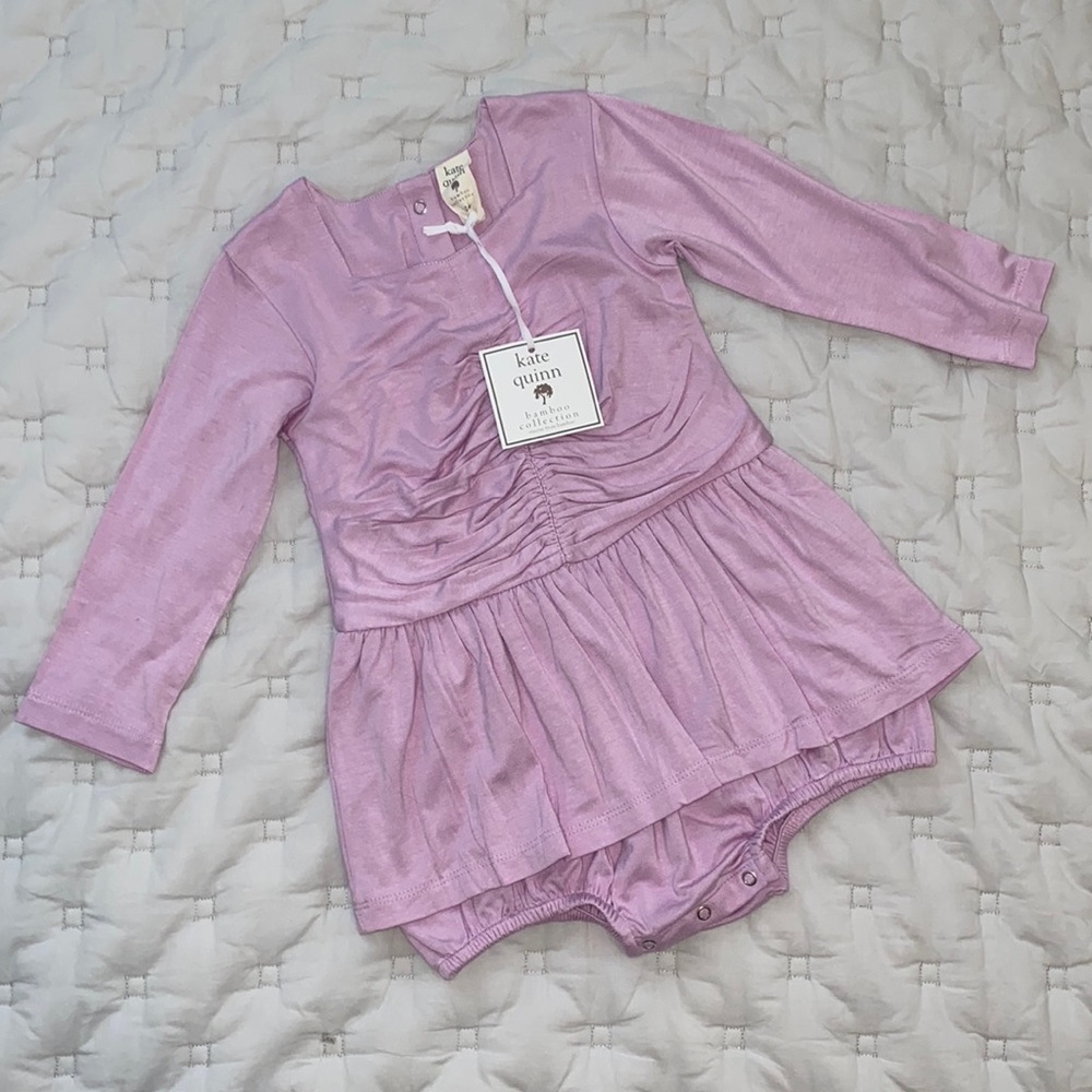 Kate Quinn Lavender Long Sleeve Bodysuit